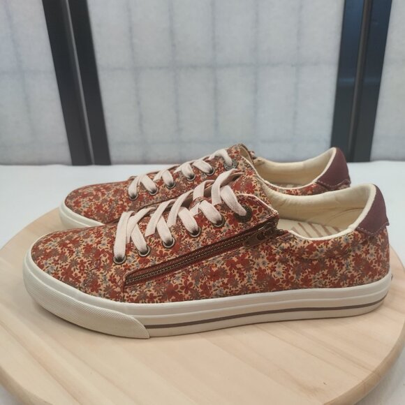 Taos Z Soul Premium Cushioning Fall Floral Multicolor Sneakers Women US 11 - Picture 7 of 13